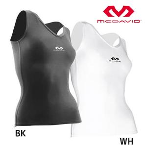 【ネコポス送料無料】マクダビッド McDavid ウィメンズ Vタンク M885W レディース バスケ　インナーシャツ ノースリーブ コンプレッション 疲労軽減