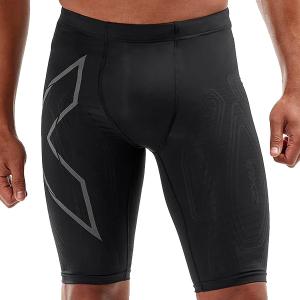 ランニングタイツ ハーフタイツ メンズ ツータイムズユー 2XU コンプレッションタイツ ロングスパッツ 陸上 マラソン サッカー MA5331B