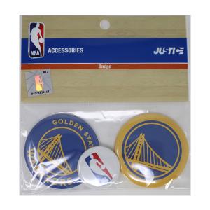 NBA ゴールデンステート ウォリアーズ  缶バッジ 3個セット WARRIORS バスケットボール NBAグッズ NBA35858