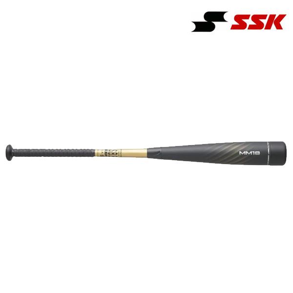 エスエスケイ SSK 少年軟式用バット 野球 ジュニア MM18ミドル SBB5039MD ジュニア...