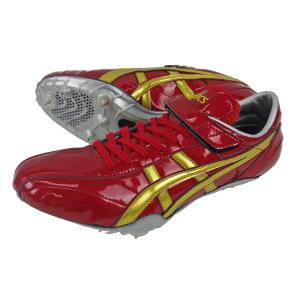 アシックス asics 陸上スパイク 短距離向き ☆フタバスポーツオリジナルカラー☆ TTP302-B-RY レッド｜futabaathlete