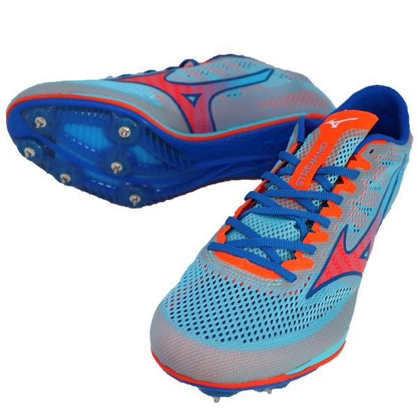 ランニング スパイク エックス ストリーム MD ミズノ MIZUNO オールウェザートラック専用 ...