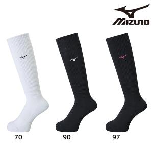 ミズノ mizuno ソックス V2MX8009 バレーボール ロングソックス 23-25cm 定番 ワンポイントロゴ 靴下｜futabaathlete