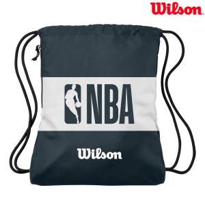 【ネコポス送料無料】ボールバッグ 1個入れ NBA 1個入れ ボールナップ゜ BLK WTBA70010 NBA WILOSN ウィルソン｜フタバスポーツアスリート店