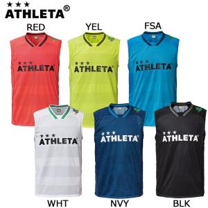 アスレタ ATHLETA カラープラクティスノースリーブシャツ 01084 フットサルウェア メンズ｜futabaharajuku