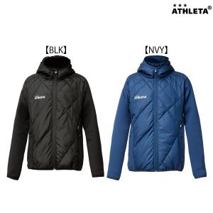 アスレタ ATHLETA 中綿ウォームジャケット 04111 サッカー フットサル ウェア メンズ  2017年秋冬モデル｜futabaharajuku