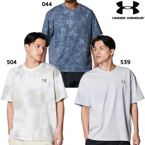 【ネコポス送料無料】アンダーアーマー UNDER ARMOUR メンズ Tシャツ 半袖 丸首 UA ヘビーウェイトコットン オーバーサイズ 1384799｜futabaharajuku