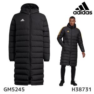 ベンチコート メンズ レディース ダウン アディダス adidas ロングコート メンズ 21年NEWモデル サッカー観戦 ティロ21 防寒 スポーツ観戦