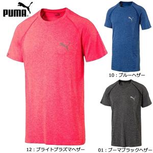 プーマ PUMA エボニットベーシック 590632 メンズ Tシャツ スポーツウェア 半袖｜futabaharajuku