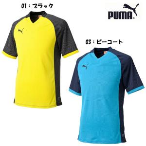 プーマ サッカー PFF TRG プラクティスシャツ 半袖　654538｜futabaharajuku