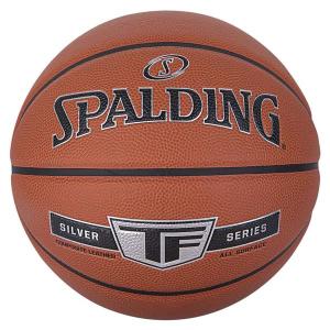 スポルティング SPALDING バスケットボール シルバー TF 合成皮革 6号球 76860Z 女子一般用｜futabaharajuku