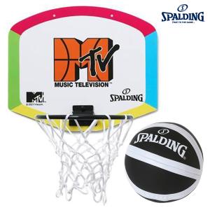 バスケットボール マイクロミニ MTVバスケットボール スポルディング SPALDING ミニサイズ ゴール ジュニア キッズ 79-021J｜futabaharajuku