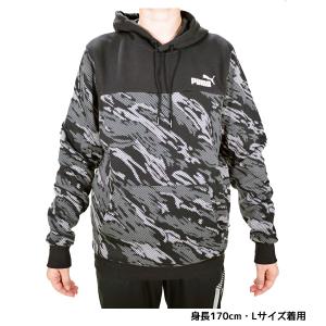 スウェットパーカー 裏起毛 メンズ プーマ PUMA 846394-01 あったかパーカー 新生活 ウォーキング ジョギング 普段着｜futabaharajuku