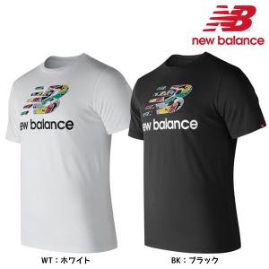 ニューバランス NBフィルアップT AMT81572 メンズ Tシャツ ロゴTee 半袖 スポーツ カジュアル ファッション コットン 2018年モデル 特価 セール｜futabaharajuku