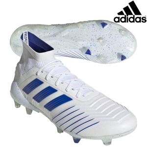 アディダス adidas プレデター 19.1 FG/AG BC0550 サッカースパイク 人工芝 天然芝対応 練習 試合 ホワイト ブルー｜futabaharajuku