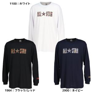 【ネコポス送料無料】コンバース CONVERSE バスケットボール ロングスリーブ Tシャツ ALL STARロゴ  練習着 長袖 長袖Tシャツ CB232359L｜futabaharajuku