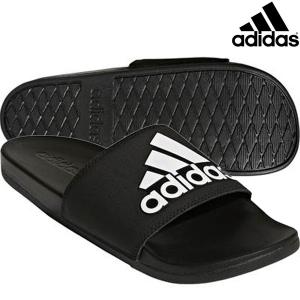 アディダス adidas ADILETTE CF LOGO CG3425 メンズ レディース サンダル スポーツサンダル シャワーサンダル コアブラック｜futabaharajuku