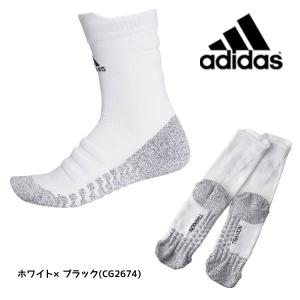 アディダス adidas ＡＬＰＨＡＳＫＩＮ グリップハーフクッション クルーソックス ECF88 スポーツ ソックス 靴下｜futabaharajuku
