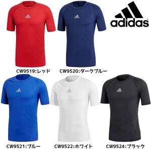 アディダス adidas ALPHASKIN TEAM ショートスリーブシャツ EVN56 インナーシャツ サッカー フットサル 半袖  トレーニングウェア インナー｜futabaharajuku