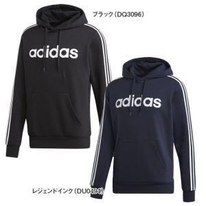 アディダス adidas M CORE 3ストライプス プルオーバー パーカー 裏起毛 FSG50 サッカー フットサル スウェット ジャケット フリース メンズ｜futabaharajuku