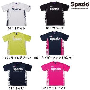 スパッツィオ SPAZIO GE-0387 ジュニア ロゴプラクティスシャツ サッカー フットサル ウェア｜futabaharajuku