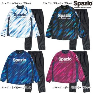 スパッツィオ SPAZIO グラデーション ピステシャツ＆パンツ 裏メッシュ GE0516-GE0517 サッカー フットサル トレウェア 上下セット｜futabaharajuku