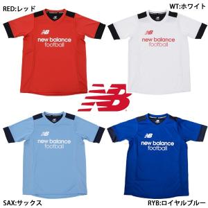 ニューバランス プラクテスシャツＪＲ JJTF7341 サッカー ジュニア ウェア 半袖｜futabaharajuku