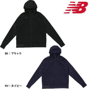 スウェットジャケット ニューバランス New Balance フルジップ フーディ JMTF1154 スウェットパーカー メンズ　冬用ジャージ ジョギング ウォーキング｜futabaharajuku