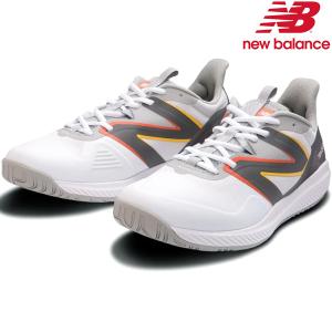 ニューバランス new balance テニスシューズ オールコート用 4E メンズ 白 ホワイト MCH796 W3 中学 高校 部活動｜futabaharajuku