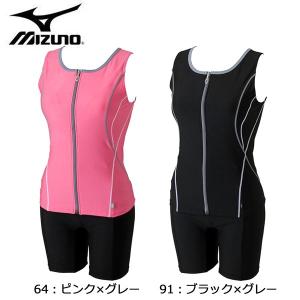 ミズノ MIZUNO セパレーツ (3.5分丈) N2JG6342 水着 フィットネス セパレート レディース｜futabaharajuku