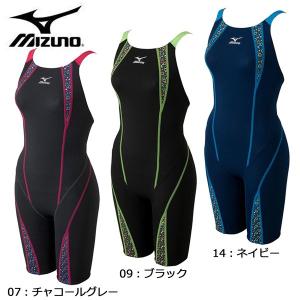 ミズノ MIZUNO ハーフスーツ（オープン） N2MG6251 水着 競泳用 オールインワン レディース｜futabaharajuku