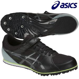 【セール】アシックス asics ヒートフラット FR7 TTP526-1697 短・中距離 陸上スパイク ランニングスパイク オールウェザー 土トラック ハードル 跳躍 黒 特価｜futabaharajuku