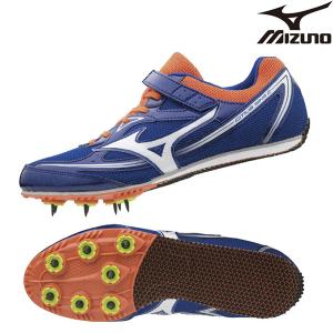 シティウスウィング2　陸上スパイク　ミズノ MIZUNO  U1GA192401   ランニングスパイク 陸上スパイク ブルー×ホワイト×オレンジ  中長距離向け｜futabaharajuku