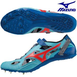 ランニング スパイク クロノインクス 9 ミズノ MIZUNO オールウェザートラック専用 短距離用 2E相当 U1GA210030｜futabaharajuku