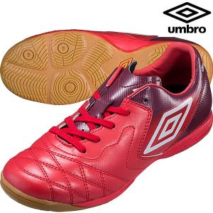 ACR CT TR JR WIDE IN アンブロ UMBRO UU4PJB03RR T.レッド×D.レッド 赤 ジュニア フットサルシューズ インドア｜futabaharajuku