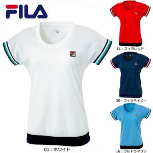 フィラ FILA ゲームシャツ VL1391 テニス ウィメンズ レディース 半袖 Ｔシャツ｜futabaharajuku