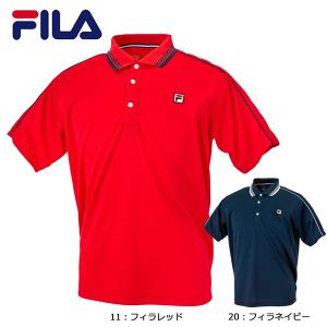 フィラ FILA ポロシャツ VM5214 テニス メンズ 半袖 ポロ｜futabaharajuku