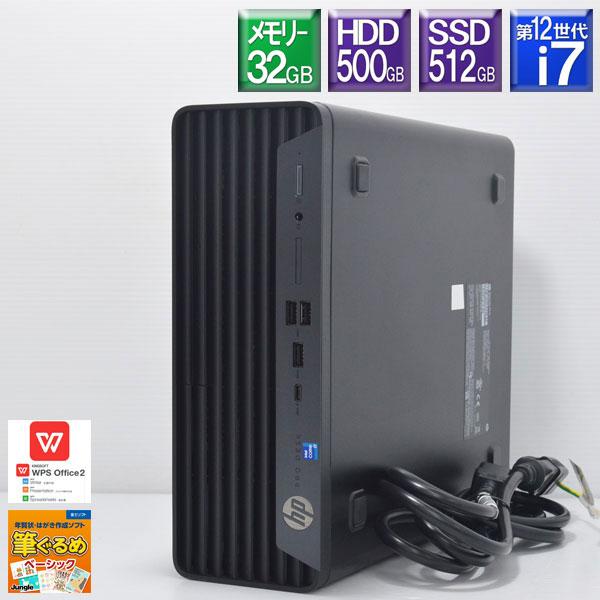 程度良好 Win11Pro SSD搭載 HP■Pro SFF 400 G9 Core i7 1270...
