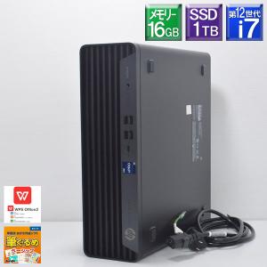 程度良好 Win11Pro SSD搭載 HP■Elite SFF 800 G9 Core i7 12700 2.1GHz/SSD 1TB(NVMe)/メモリー16GB(DDR5)/DVDマルチ/24040