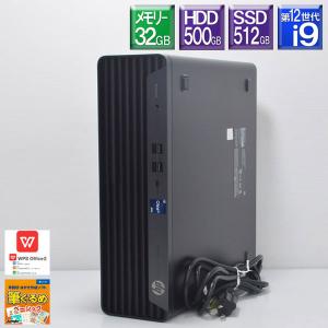 程度良好 Win11Pro SSD搭載 HP■Elite SFF 800 G9 Core i9 12900 2.4GHz/SSD 512GB(NVMe) + HDD500GB/メモリー32GB(DDR5,16GBx2)/DVDマルチ/24044-5