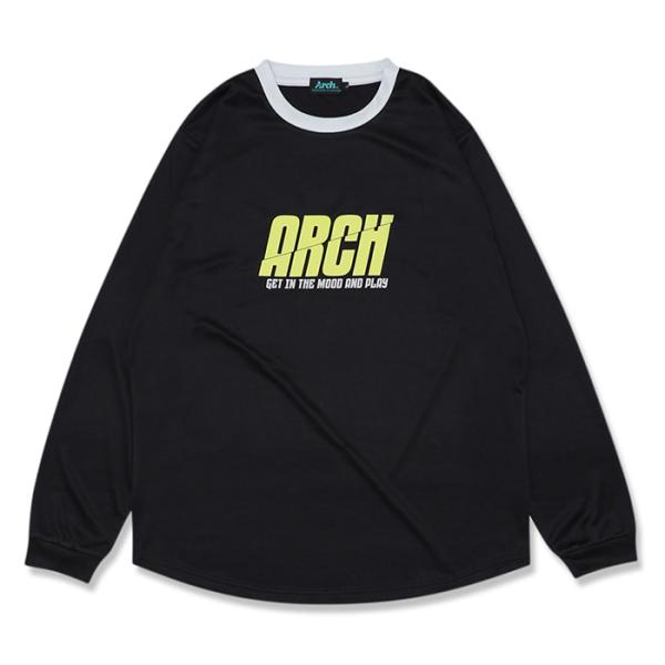 2023年冬新作　アーチ　長袖Tシャツ Arch split logo L/S tee [DRY]【...