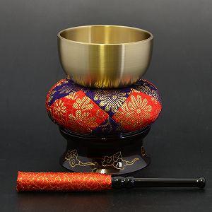 こだち りん台セット 仏具 琴音 黒丹色 あずき 2．5寸 : 仏壇・仏具