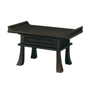 経机 仏具 黒檀調 ZZ 16号 : 仏壇・仏具ふたきやヤフーショップ - 通販