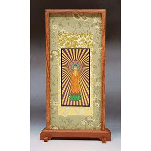 自立型掛軸 アルテマイスター スタンド掛軸 各宗派ご本尊脇侍セット 黒