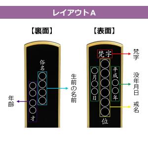 位牌 国産位牌 明日香 会津本呂色漆 超極上切...の詳細画像4
