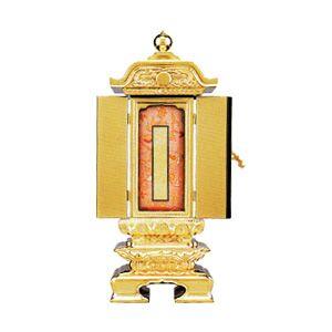 位牌  純前金 戸付二重過去帳回出位牌 鳥ノ子 4．0