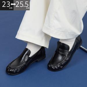 LINEクーポン利用で6990円★靴 ローファー デイリー ラウンドトゥ クラシカル きれいめ カジュアル 大人カジュアル 韓国ファッション/ローファー