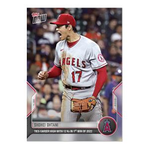 Topps 大谷翔平 #0790 圧巻のシーズンを締めくくるキャリアハイ第55号