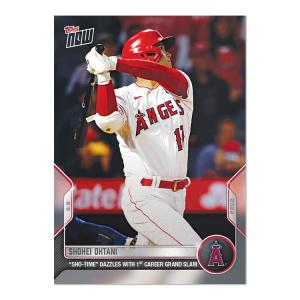 大谷翔平 #155 キャリア初のグランドスラム "SHO-TIME" DAZZLES WITH 1st CARREER GRAND SLAM Shohei Ohtani 2022 MLB Topps Now Card｜futoinu-shokai