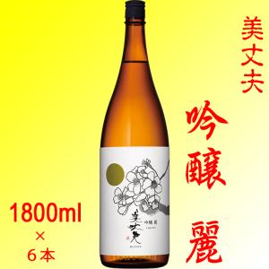 美丈夫 吟醸 麗 1800ml×6本 濱川商店 高知県 送料無料